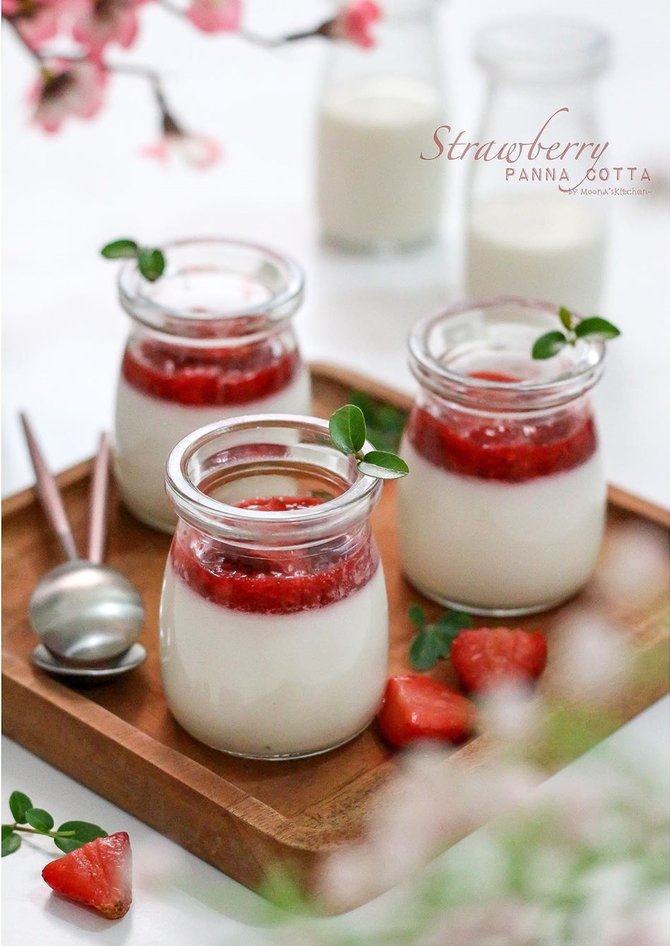 10 cara membuat panna cotta dessert manis lembut dan lumer di mulut