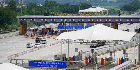 Kondisi Tol Jakarta-Cikampek H-2 Pengetatan Mudik