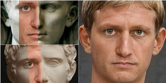 Seperti Ini Wajah Para Penguasa Romawi Kuno saat Direka Ulang dengan Teknologi Modern