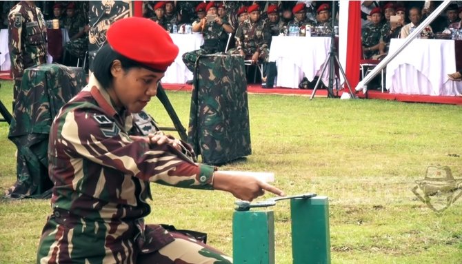 ketangguhan prajurit wanita kopassus