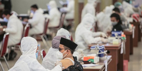 Alur Pelayanan Vaksinasi Covid-19 Dipersingkat