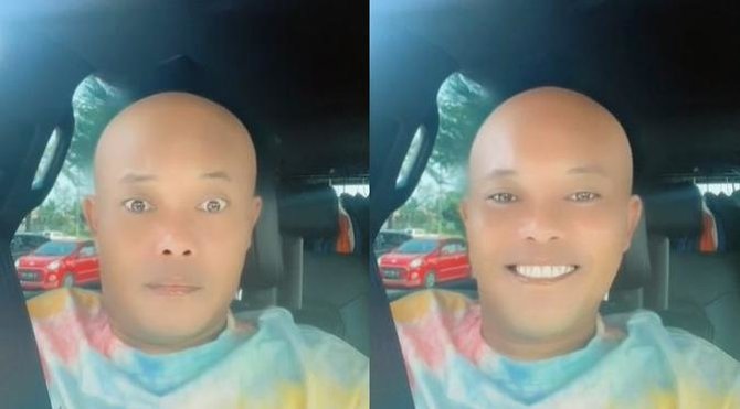 jajal filter di tiktok ini penampilan 4 seleb dengan gaya rambut botak