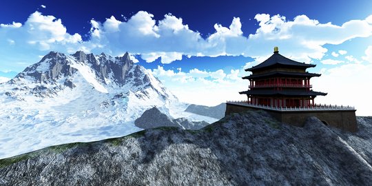 CEK FAKTA: Tidak Benar Foto Gunung Himalaya Diambil dari Luar Angkasa