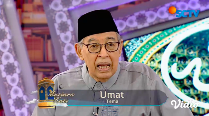 bahas tentang umat di mutiara hati sctv ini penjelasan quraish shihab