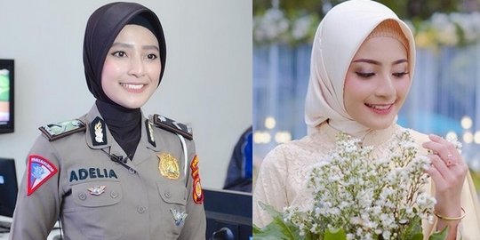 Pesona Briptu Adelia Eka Nirwana, Polwan Cantik Bikin Netizen Pengen Ditilang