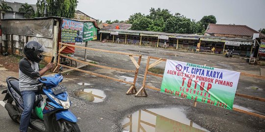 Terminal Pondok Pinang Tutup Akibat Larangan Mudik