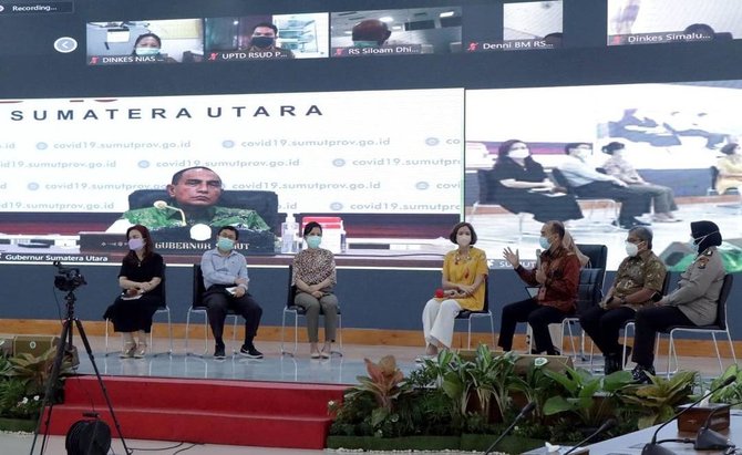 tren kasus covid 19 naik lagi gubernur sumut minta rumah sakit lakukan ini