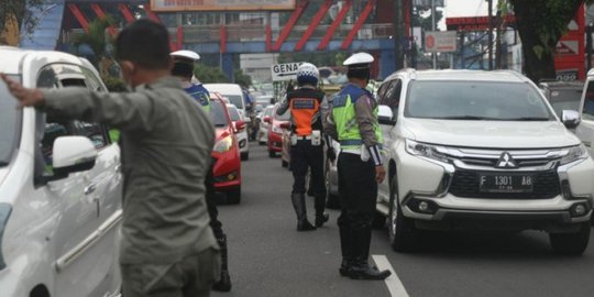 172 Kendaraan di Kota Bogor Diputarbalik