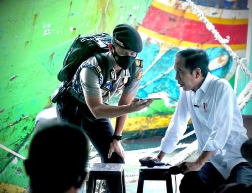 unggahan ajudan presiden jokowi