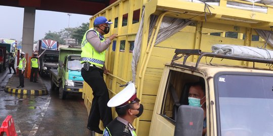 Antisipasi Angkut Pemudik, Truk Barang Lewat Perbatasan Tangerang Akan Diperiksa