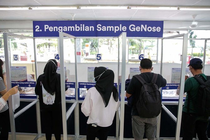 harga tes genose c19 di stasiun kereta naik