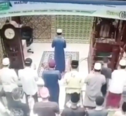 viral imam masjid dipukul orang tak dikenal