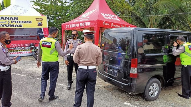 cara pemudik lewati pos penyekatan