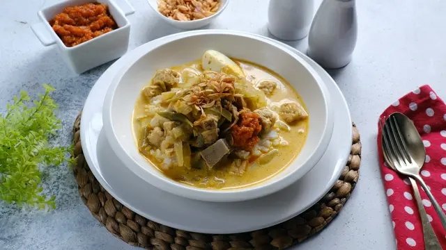 ilustrasi lontong sayur