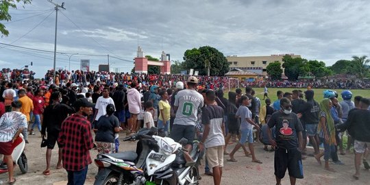 Picu Kerumunan, Pertandingan Sepakbola di Sorong Dibubarkan