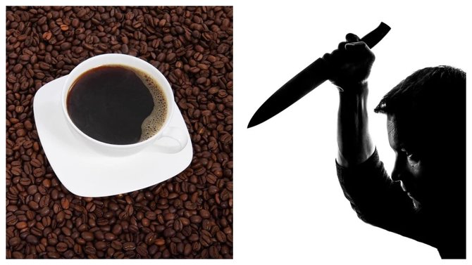 ilustrasi pembunuhan karena kopi