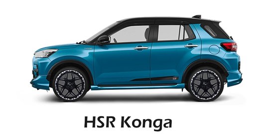 Bikin Keren Tampilan Toyota Raize dan Daihatsu Rocky dengan Pelek Baru HSR Wheel