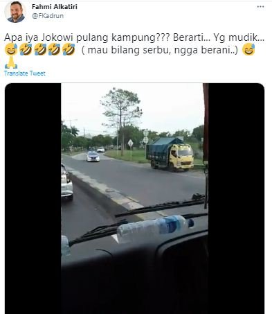 hoaks jokowi pulang kampung