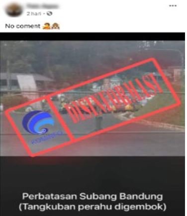 informasi penutupan jalan subang bandung