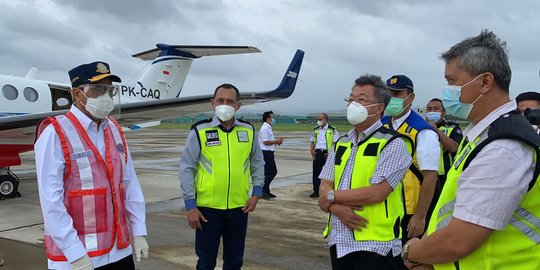 Tinjau Bandara Soetta, Menhub Budi Karya Sebut Penumpang Turun 90 Persen