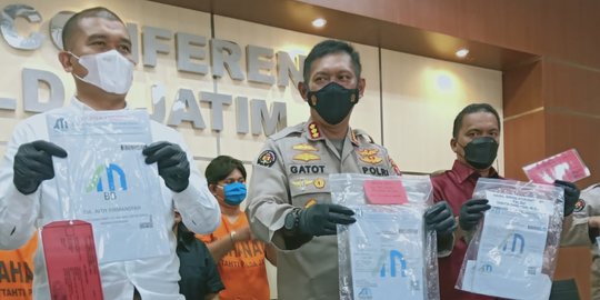 Diotaki Sopir Ambulans, Sindikat Pemalsu Surat Rapid Tes di Sidoarjo Ditangkap Polisi