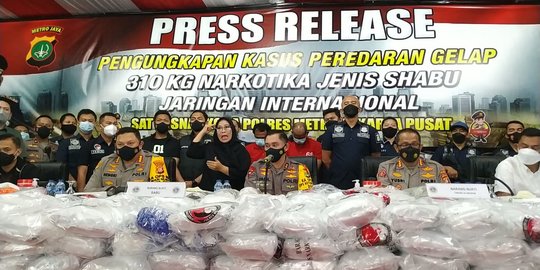 310 Kg Sabu Jaringan Iran dan Nigeria Disembunyikan Pelaku di Piston Mobil