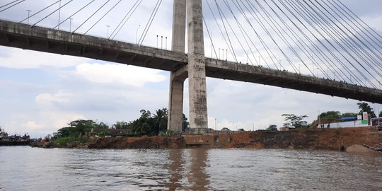 Batal Dibuka Jelang Idulfitri, Penutupan Jembatan Mahkota Samarinda Diperpanjang