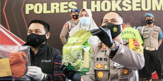 Dua Kurir 1 Kg Sabu Dibekuk Polres Lhokseumawe