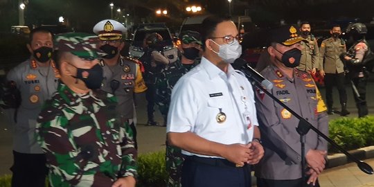Anies: Alhamdulillah Kondisi Malam Takbiran di Jakarta Terkendali