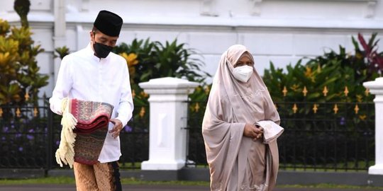 Silaturahmi Virtual dengan Wapres, Presiden Jokowi Curhat Lebaran Jauh dari Anak