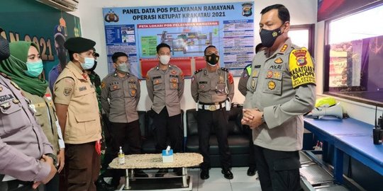 Polisi Rapid Test Acak 1.178 Pemudik di Lampung, 3 Dinyatakan Positif Covid-19