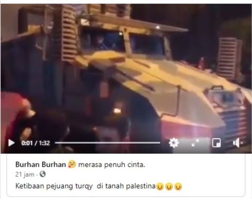 video tentara turki di palestina