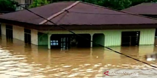 Sejumlah Daerah Pedalaman di Kaltara Terendam Banjir