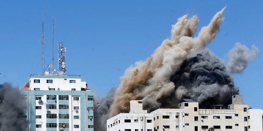 Bos Media AS Bantah Klaim Israel Gedung yang Dihancurkan di Gaza Ditempati Hamas