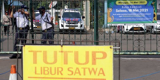 Pengetatan Prokes, Kebun Binatang Ragunan Ditutup Dua Hari