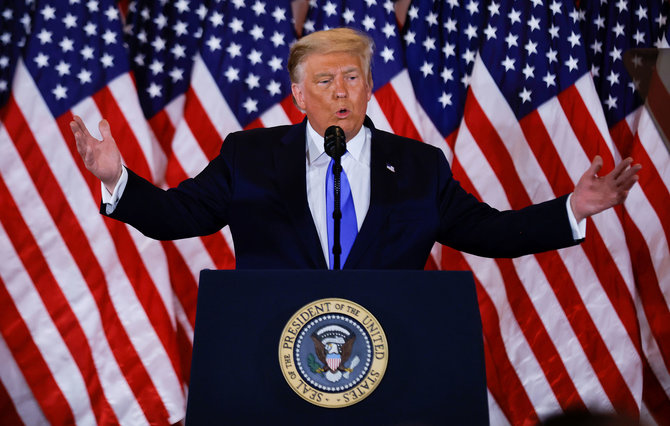 donald trump klaim kemenangan pilpres as
