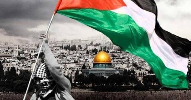 unggahan syekh muhammad jaber soal palestina