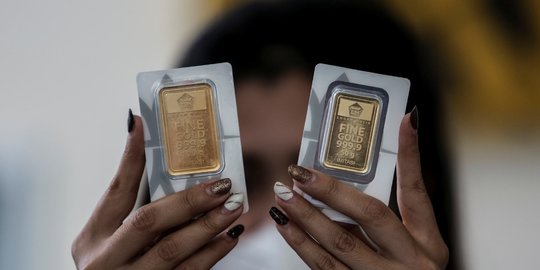 Usai Libur Lebaran, Harga Emas Naik Rp4.000 Menjadi Rp937.000 per Gram