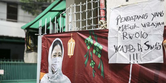 Spanduk Peringatan untuk Pemudik Hiasi Jakarta