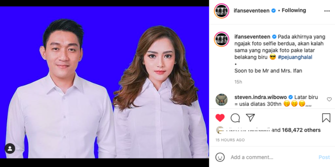 sempat saling blok ig ifan seventeen ungkap drama jelang pernikahan dengan citra monica