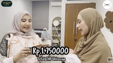 4 momen raffi ahmad dan nagita bagi thr ke baby ukkasya segini nominalnya