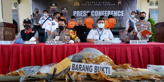 Terbangkan Balon Udara Isi Mercon & Meledak di Klaten, 5 Warga Magelang Tersangka