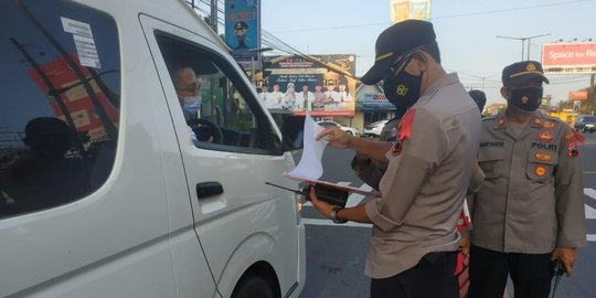 Selama Masa Penyekatan di DIY, 7899 Kendaraan Diminta Putar Balik