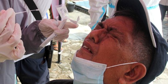 Antisipasi Corona, Warga Pamulang Swab Antigen Gratis