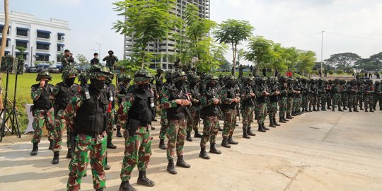 922 Prajurit Kodam Jaya Latihan Pertempuran Kota di Meikarta
