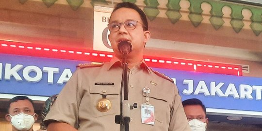 Anies Sebut Persentase Covid-19 di Jakarta Saat Ini Fase Terendah Sejak Awal Pandemi