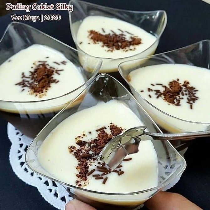 ilustrasi silky puding