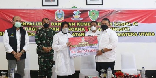 Beri Santunan Korban Longsor Tapsel, Mensos Minta Pemkab Lakukan Ini