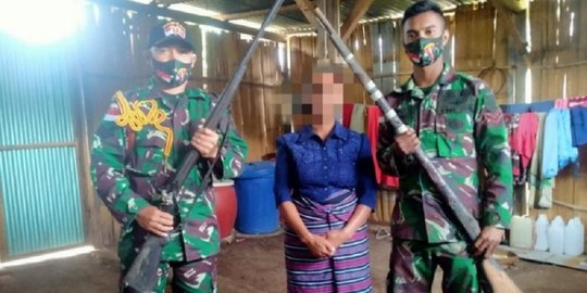 Satgas Pamtas RI-Timor Leste Kembali Terima Senpi dari Warga, Total jadi 10