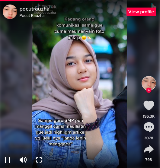 wajahnya kerap dipasang di belakang truk begini curhatan cut rauzha yang viral